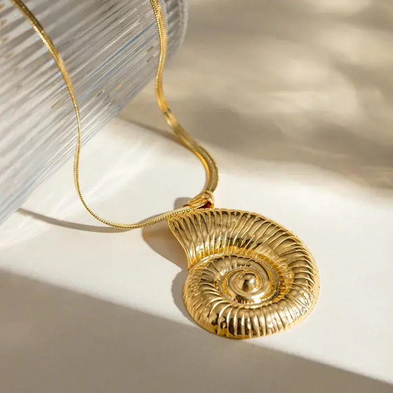 Gold Shell Necklace