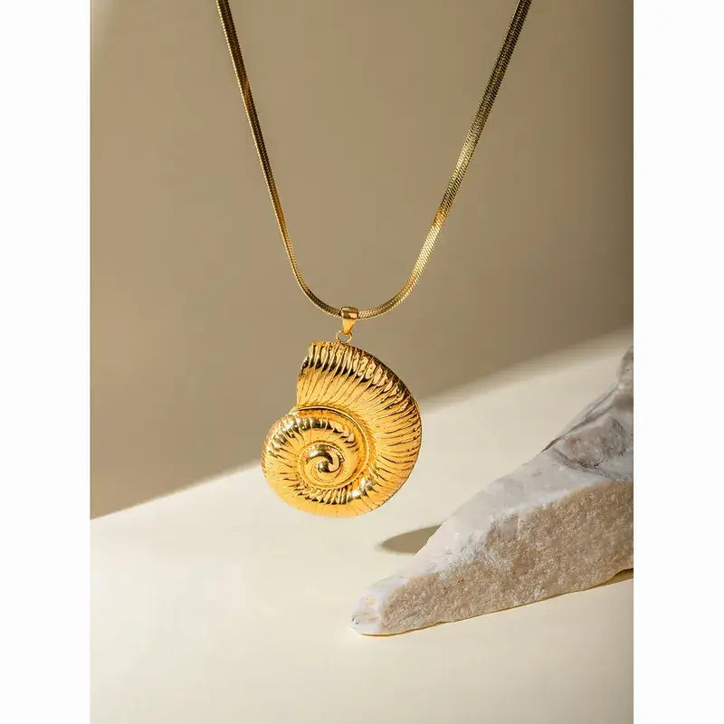 Gold Shell Necklace