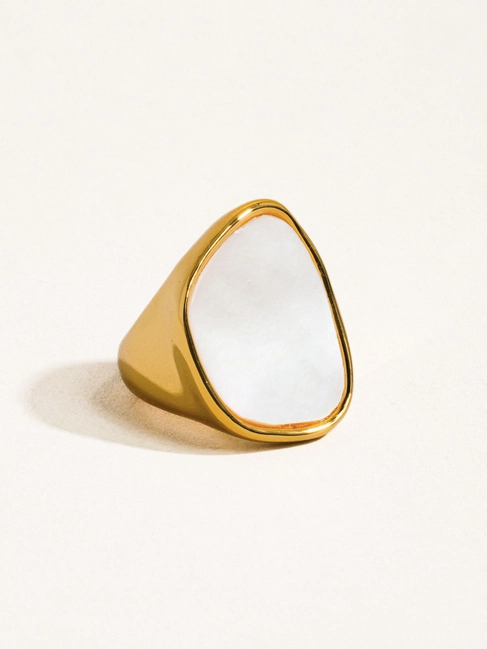 Unique Shell Statement Ring